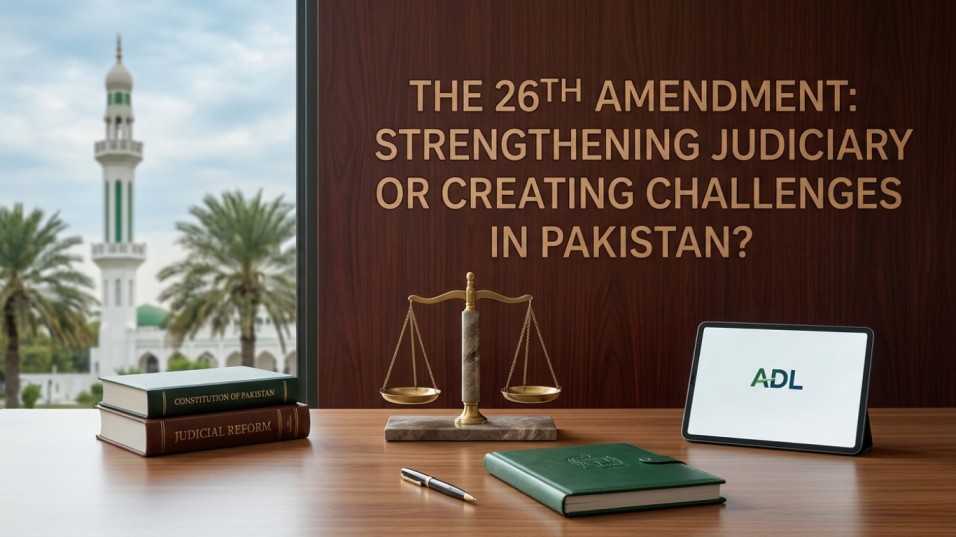 THE 26TH AMENDMENT: STRENGTHENING JUDICARY OR CREATING CHALLENGES IN PAKISTAN