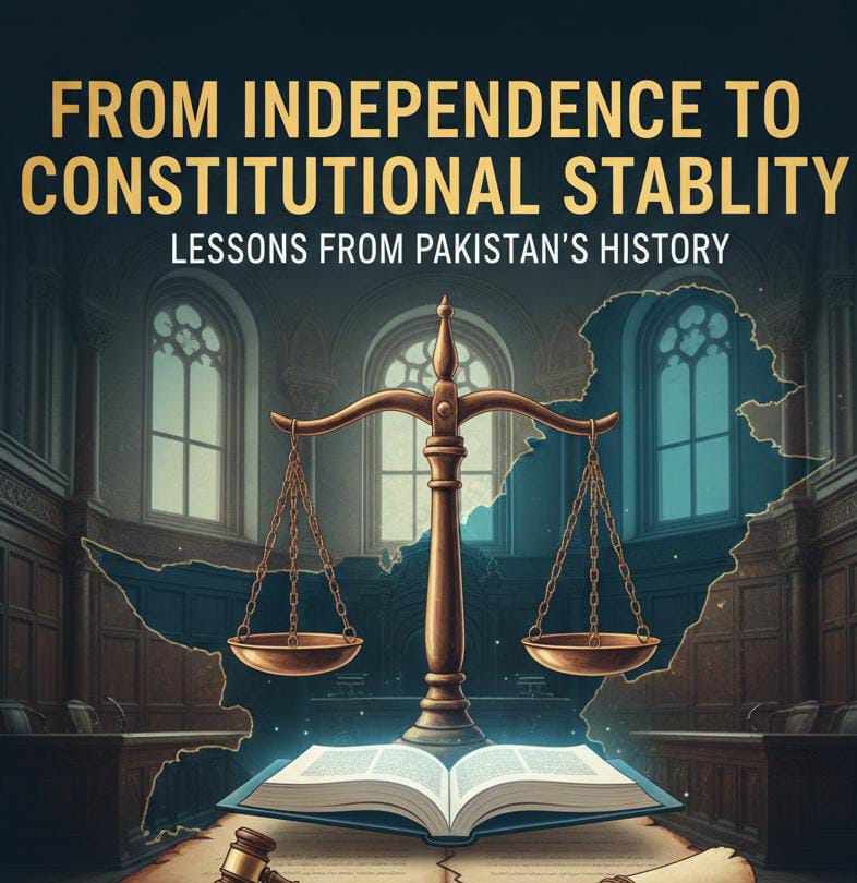 From Independence to Constitutional Stability: Lessons from Pakistan's History