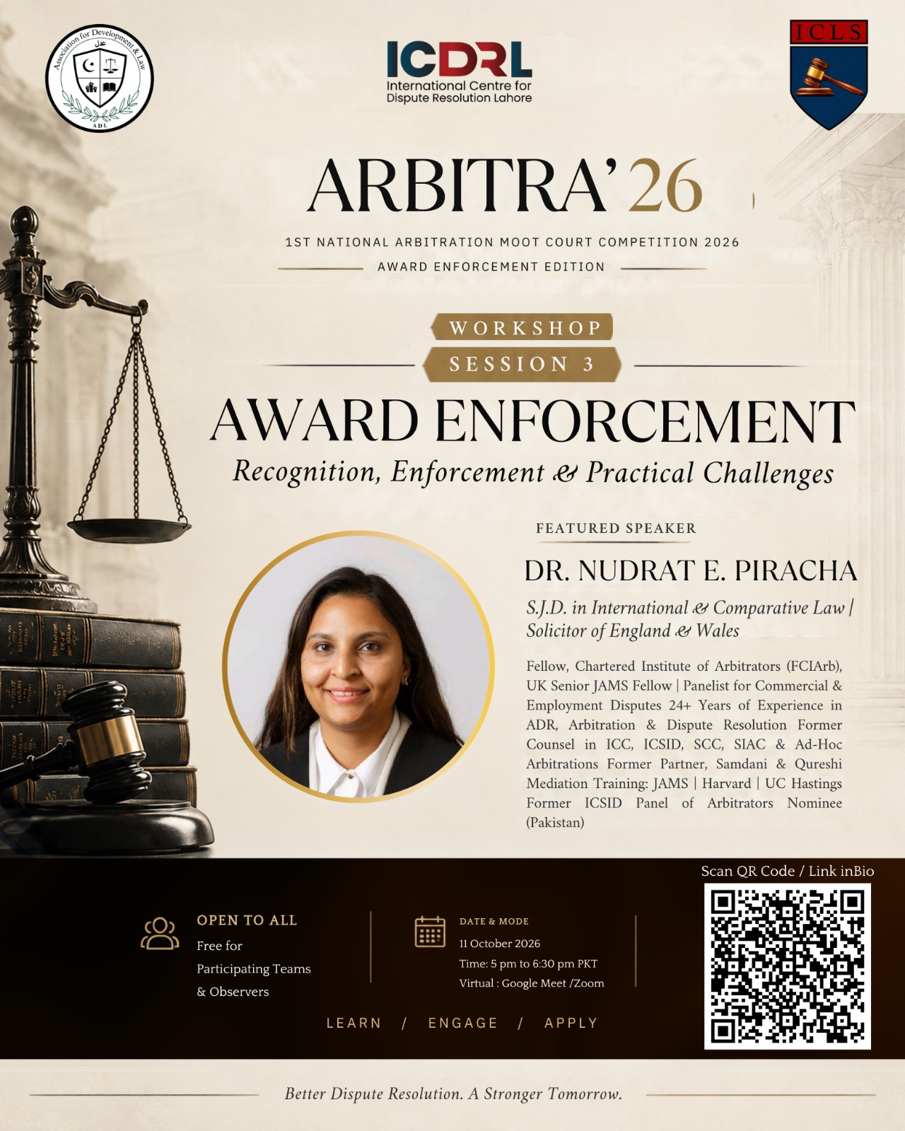 ARBITRA 2026 — THE ARBITRATION WORKSHOP : From ADR Fundamentals to Award Enforcement